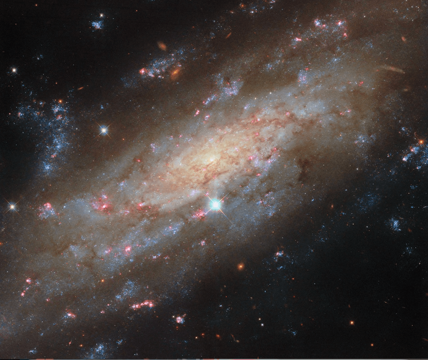 Hubble Spots a Starry Spiral