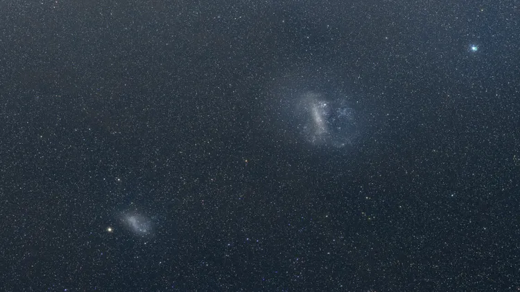 The Large Magellanic Cloud Is Tearing Apart Its Neighboring Galaxy