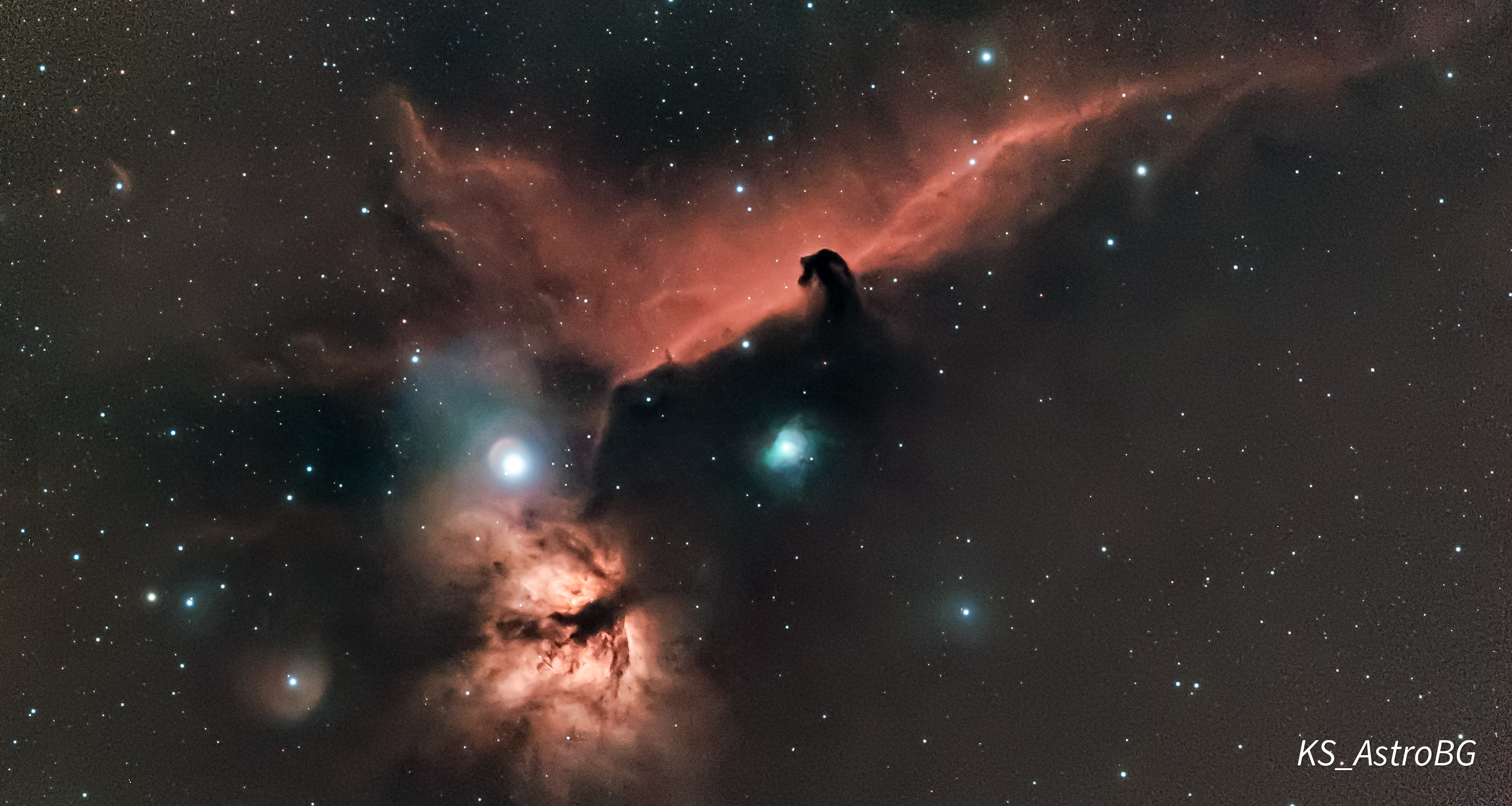IC434 Nebulosa Cabeza de Caballo mosaico Seestar S50 24/12/2024 Nerpio ...