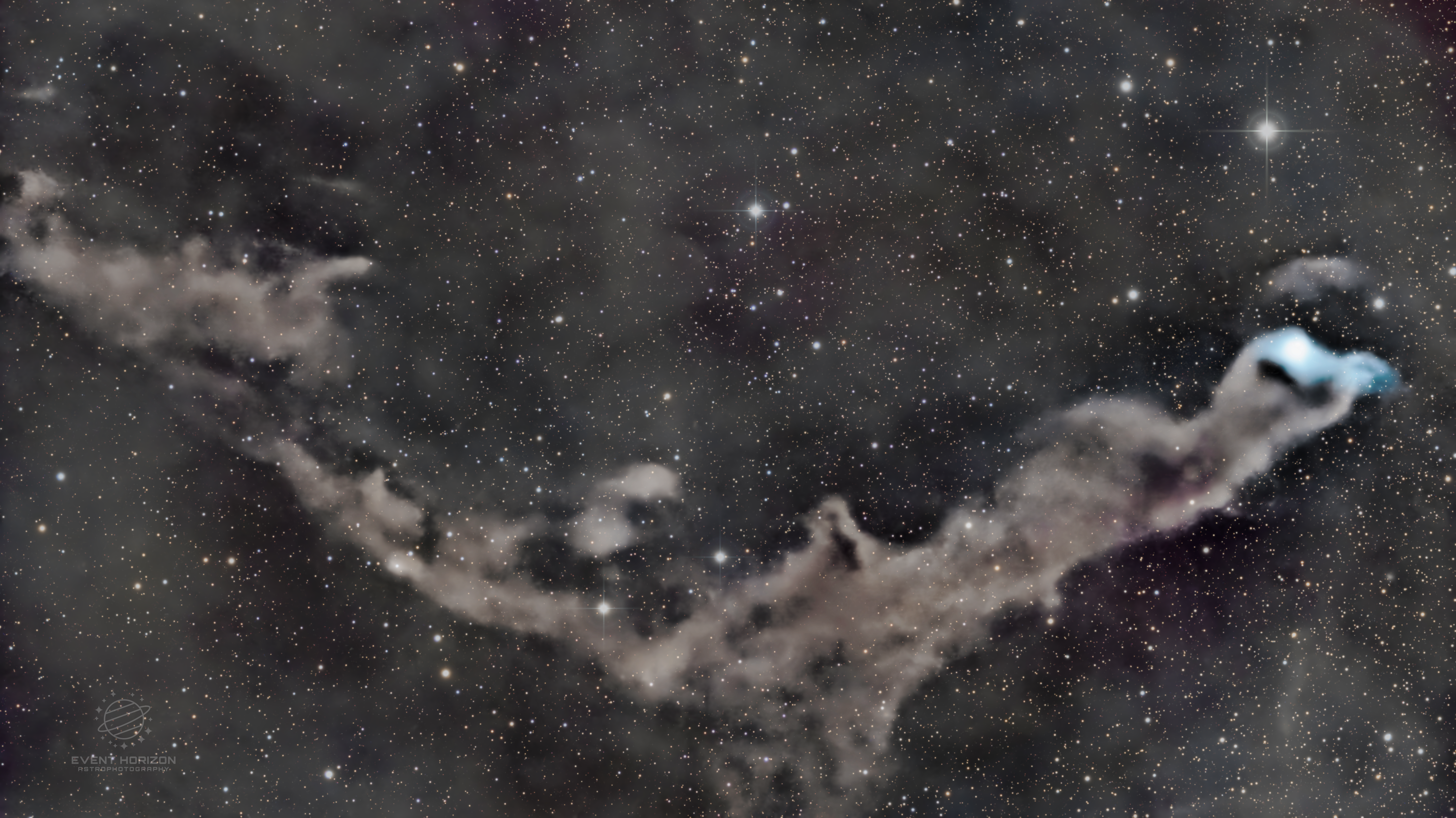 Barnard 175 / LDN 1235 - Dark Shark Nebula.