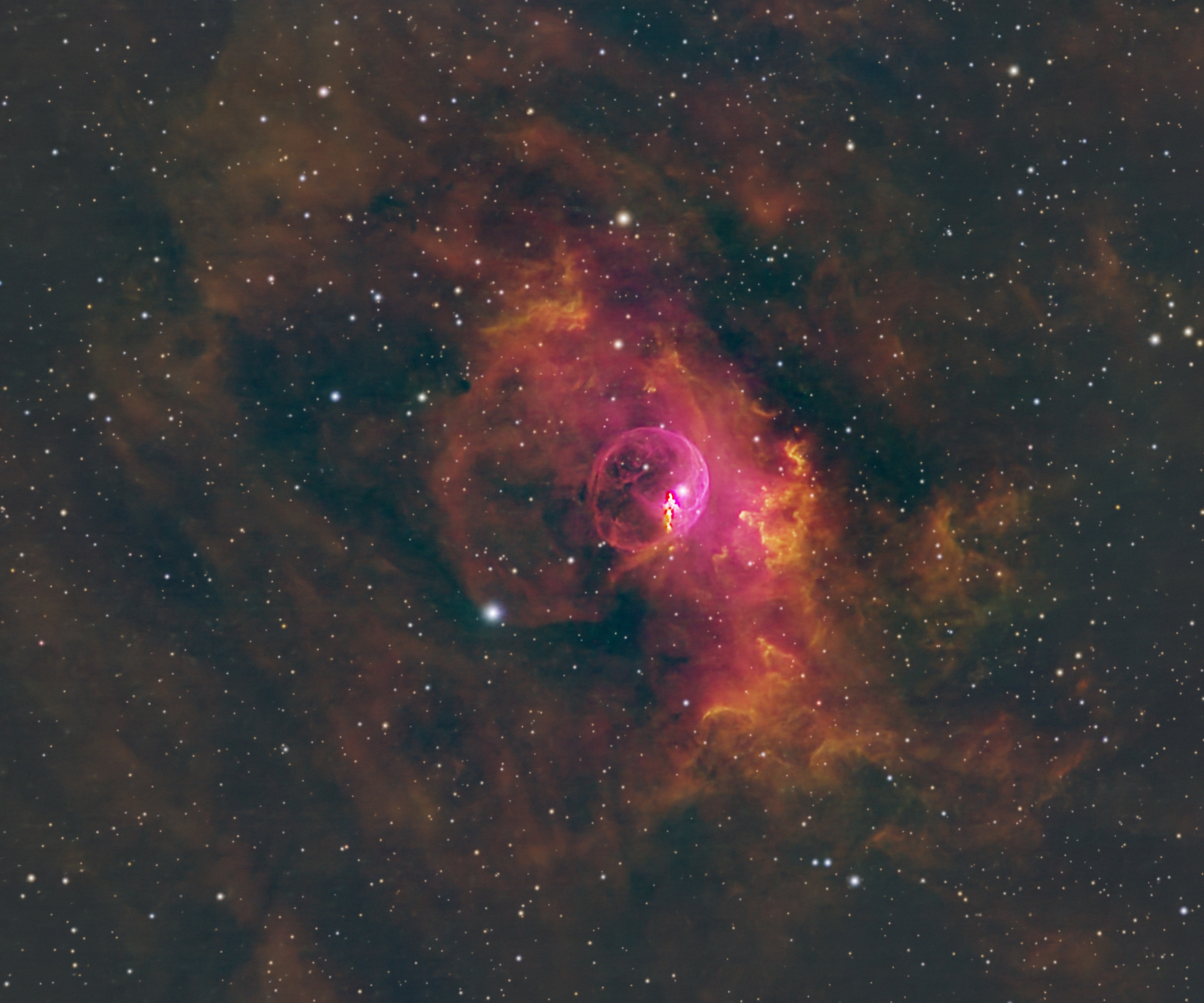 SH2 162 Bubble Nebula