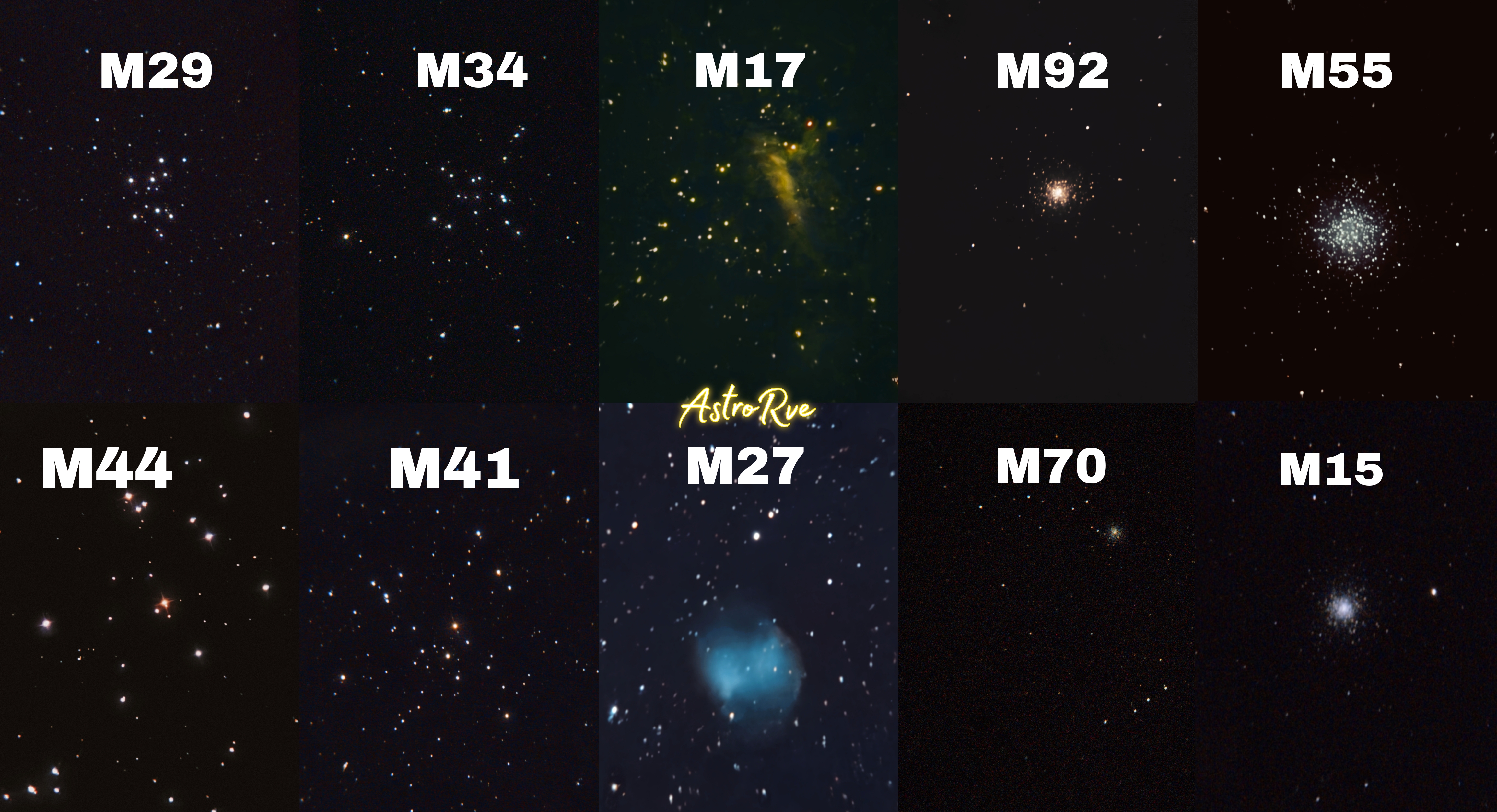 Phase 2 of my mission to capture all messier objects with phone camera ...