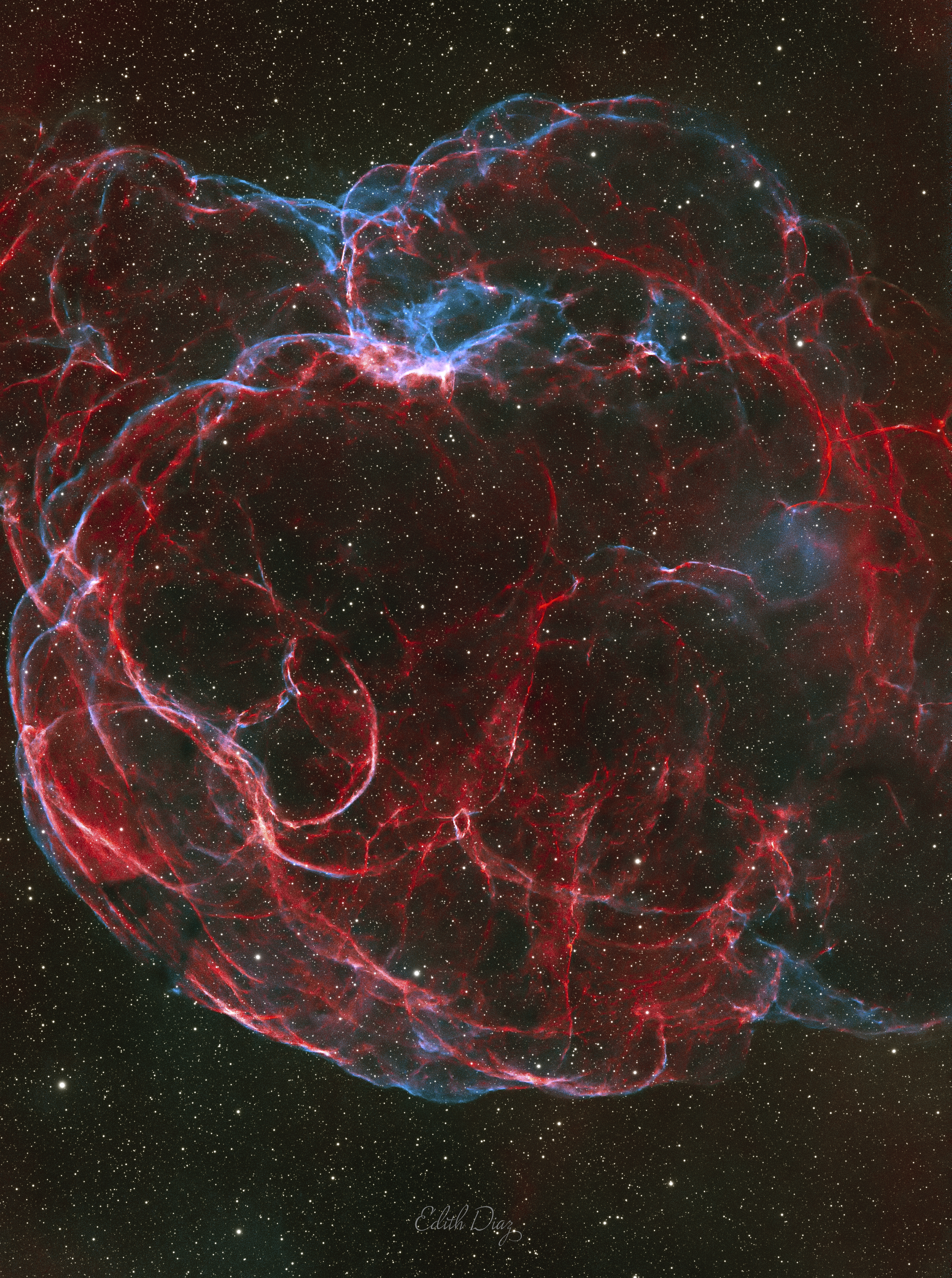 Sharpless 2-240 Spaghetti Nebula