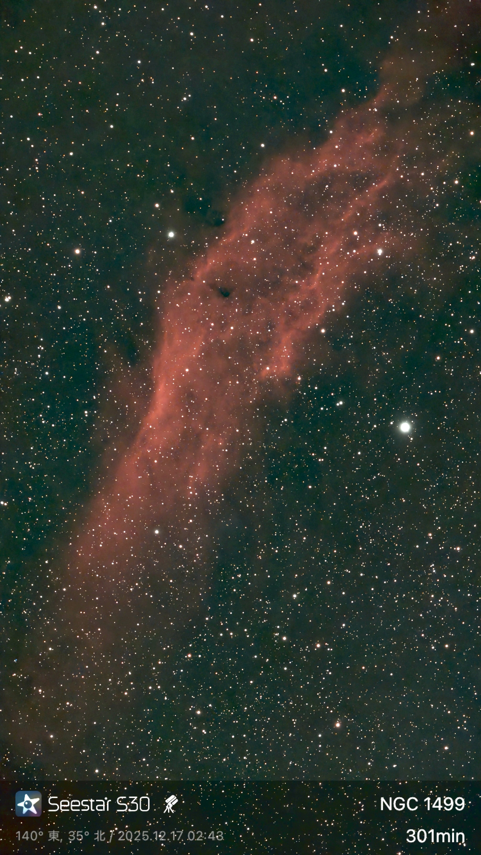 NGC1499 California Nebula