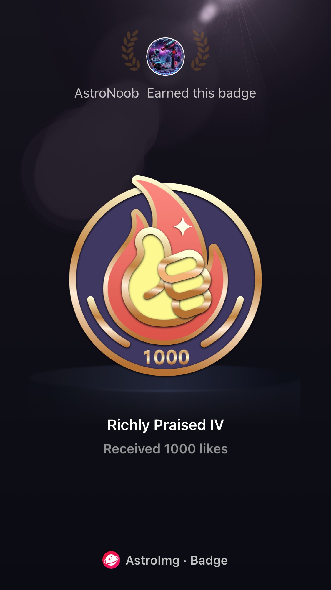 I am honored and humbled by you all