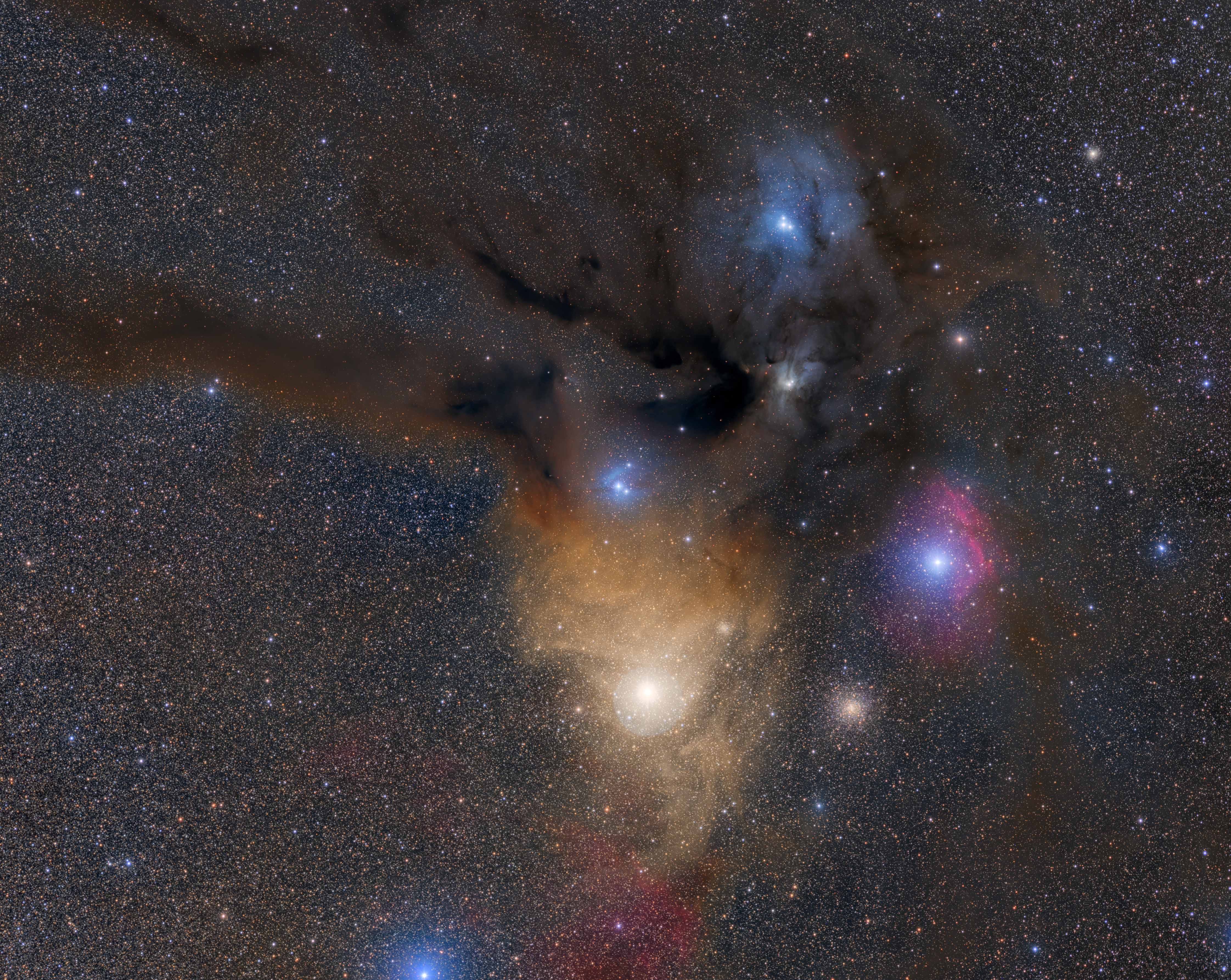 Rho Ophiuchi (ρ Oph)